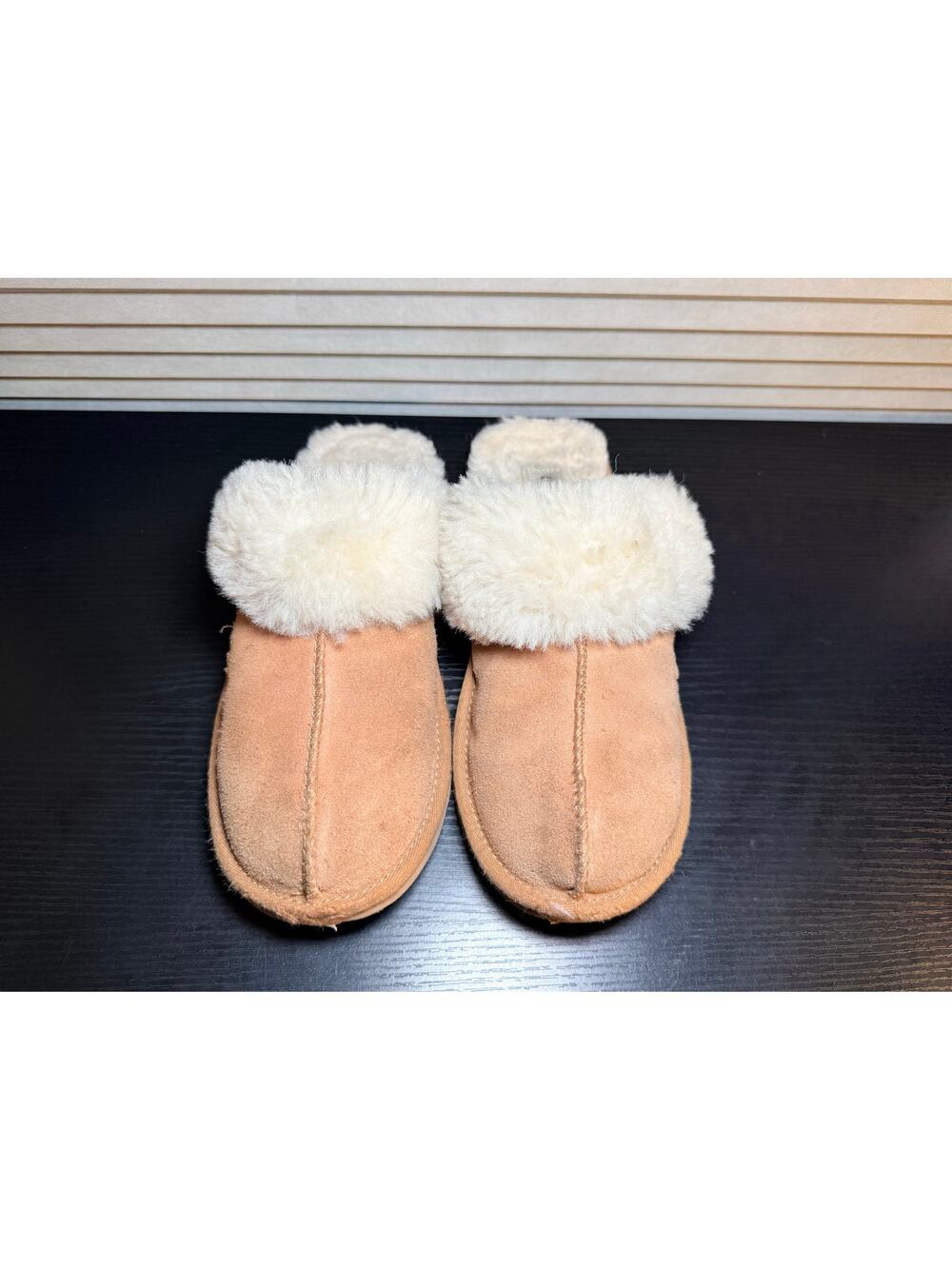 UGG Scuffette II Chestnut Sheepskin Slippers Womens 5 Cozy Slip-On House Shoes